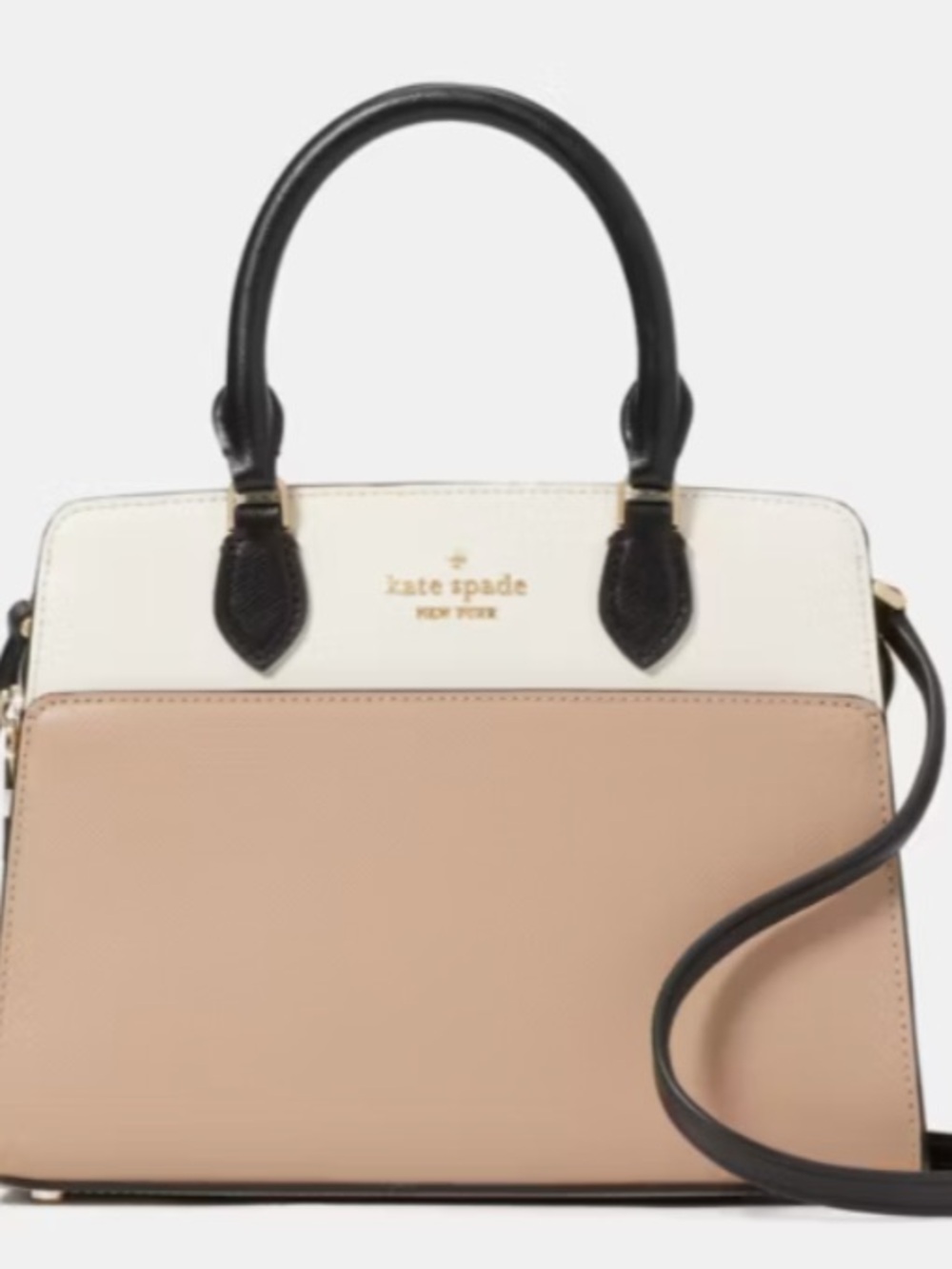 NWT Kate Spade Madison Small Satchel – Toasted Hazelnut Multi